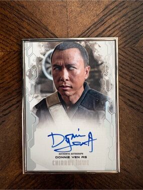 Topps Star Wars Masterwork Black & Silver Autograph Card